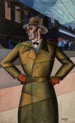 Pippo Rizzo The Nomad 1929 reproduction peinte à la main