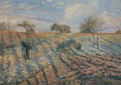 Pissarro, Gelée blanche reproduction peinte à la main