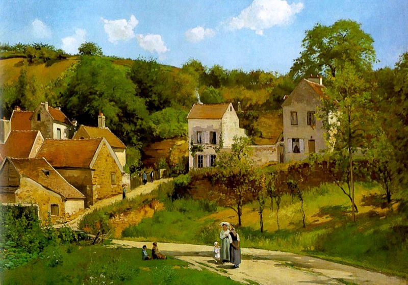 Pissarro, L'Hermitage à Pontoise