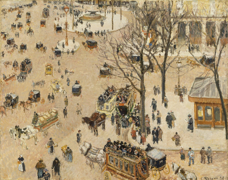 Pissarro, La Place du Théâtre Français