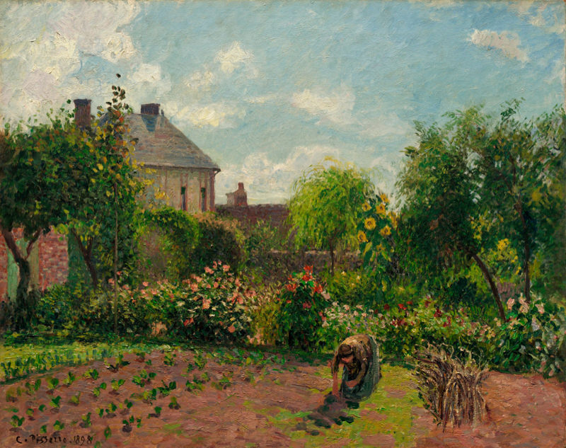 Pissarro, Le jardin de l'artiste à Eragny