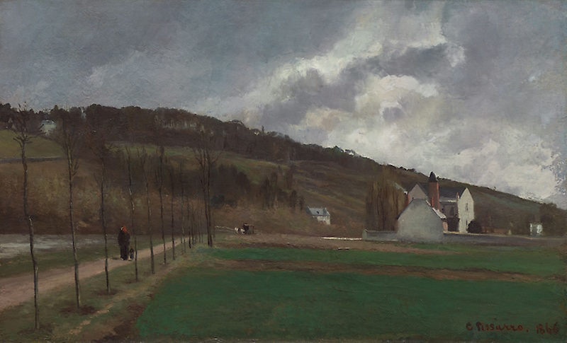 Pissarro, Les rives de la Marne en hiver