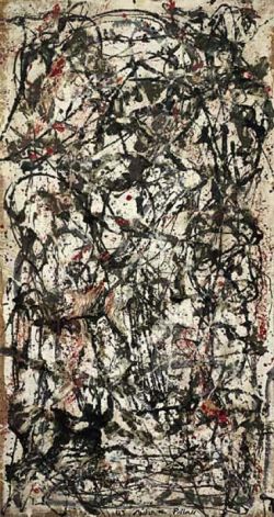 Peinture sur toile de Pollock, Enchanted Forest reproduction peinte à la main