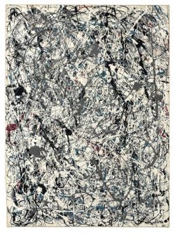 Peinture sur toile de Pollock, N19 reproduction peinte à la main