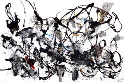 Peinture sur toile de Pollock, Number 29 reproduction peinte à la main