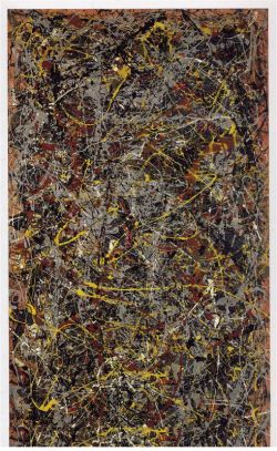 Peinture sur toile de Pollock, Number 5 reproduction peinte à la main