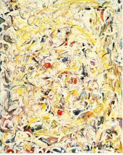 Peinture sur toile de Pollock, Shimmering Substance reproduction peinte à la main