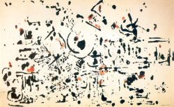 Peinture sur toile de Pollock, Untitled reproduction peinte à la main
