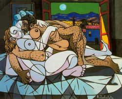 Rafael Zabaleta Satyr reproduction peinte à la main