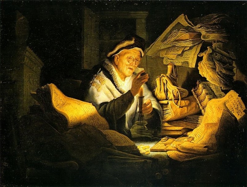Rembrandt, Le changeur de monnaie
