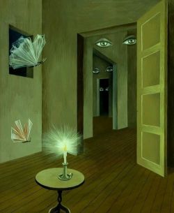 Remedios Varo Insomnia - 1947 reproduction peinte à la main
