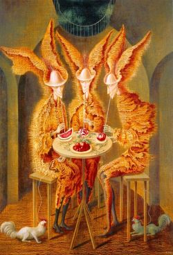 Remedios Varo, Vampiros Vegetarianos, 1962 reproduction peinte à la main