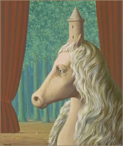Rene Magritte Le Meteore - 1964 reproduction peinte à la main