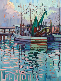 Rene Wiley Reflections At Dawn reproduction peinte à la main