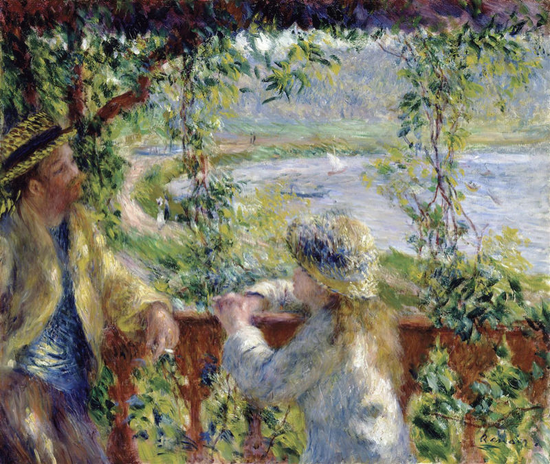 Renoir, Au bord de l'eau, près du lac