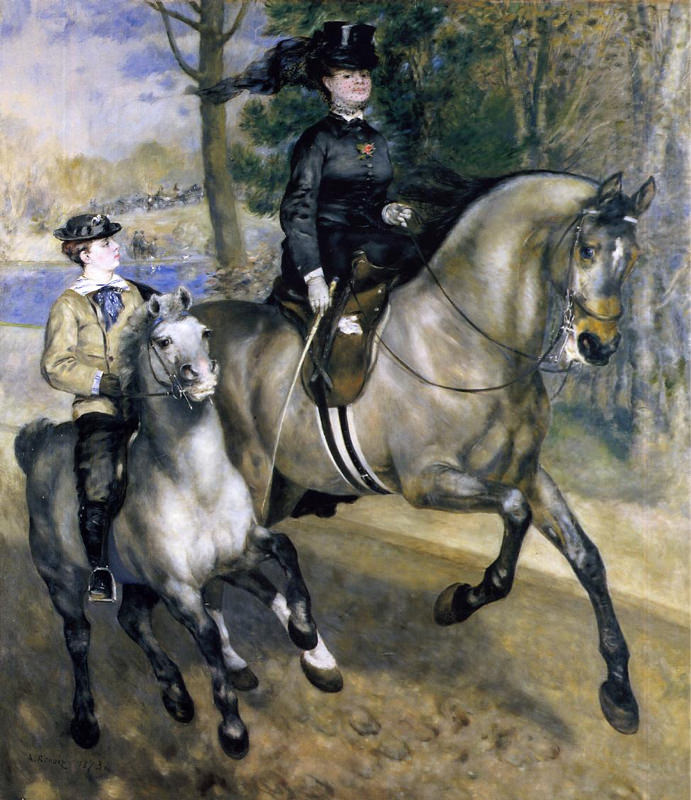 Renoir, Chevauchée dans le bois de Boulogne