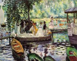 Peinture sur toile de Renoir, La Grenouillère 2 reproduction peinte à la main