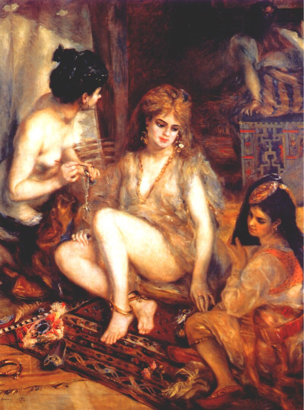 Renoir, Le harem - Parisiennes déguisée en Algériennes