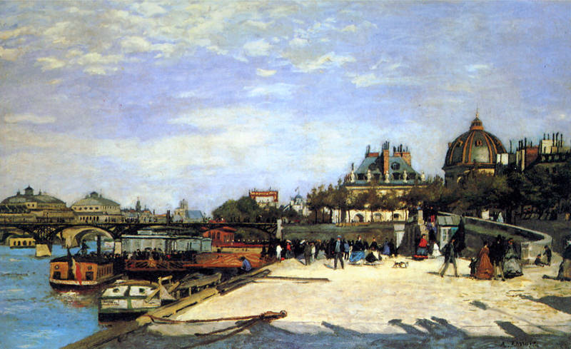 Renoir, Le pont des Arts et l'institut de France