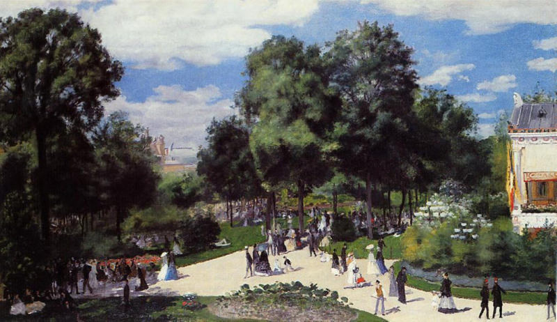 Renoir, Les Champs Elysées pendant la foire de Paris en 1867