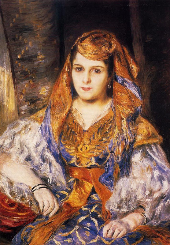 Renoir, Madame Stora dans une robe Algérienne