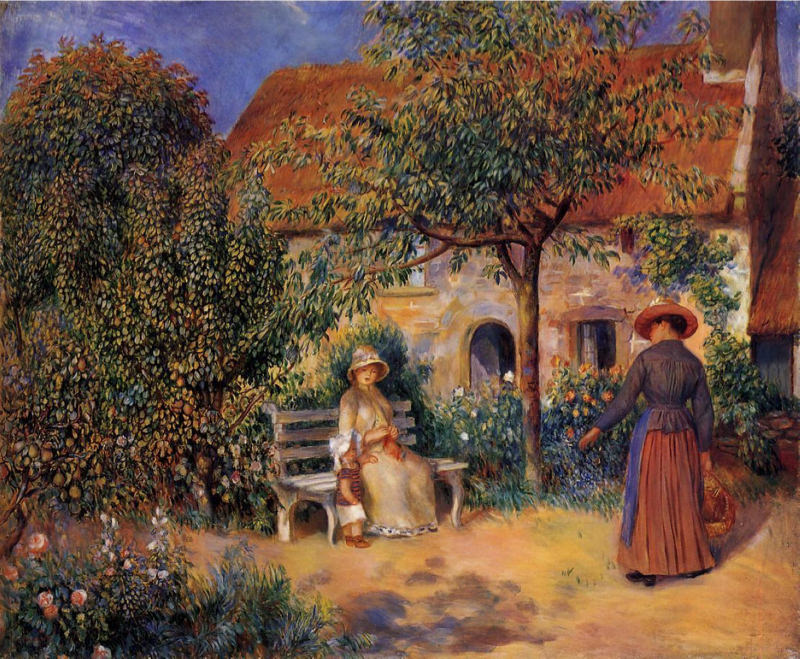 Renoir, Scène de jardin en Bretagne
