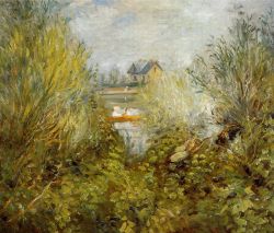 Peinture sur toile de Renoir, Sur la Seine vers Argenteuil reproduction peinte à la main