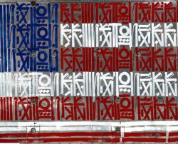 Peinture sur toile de Retna American Flag reproduction peinte à la main