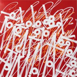 Peinture sur toile de Retna Cursive Excursions reproduction peinte à la main