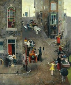 Richard Ernst Eurich Gay Lane 1952 reproduction peinte à la main