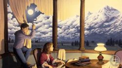 Peinture sur toile de Rob Gonsalves A Change Of Scenery reproduction peinte à la main