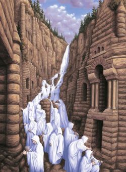 Peinture sur toile de Rob Gonsalves Carved In Stone reproduction peinte à la main