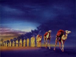 Peinture sur toile de Rob Gonsalves Metamorphosis reproduction peinte à la main