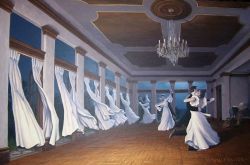 Peinture sur toile de Rob Gonsalves The Dancing Wind reproduction peinte à la main