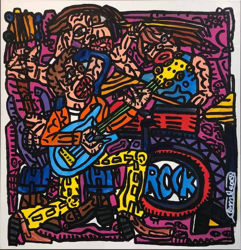 Robert Combas Boeuf La Dobe Le Tripe Haut In Color Vision Hype