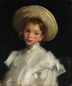 Robert Henri, Dutch Girl in White, 1907 reproduction peinte à la main