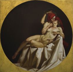 Peinture sur toile de Roberto Ferri Bacio Di Dante - Kiss Of Dante reproduction peinte à la main