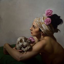 Peinture sur toile de Roberto Ferri Cupo Fuoco 2 - Gloomy Fire 2 reproduction peinte à la main
