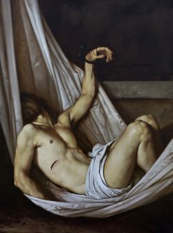 Peinture sur toile de Roberto Ferri Deposizione - Deposition reproduction peinte à la main