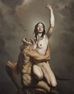 Peinture sur toile de Roberto Ferri Ecate reproduction peinte à la main