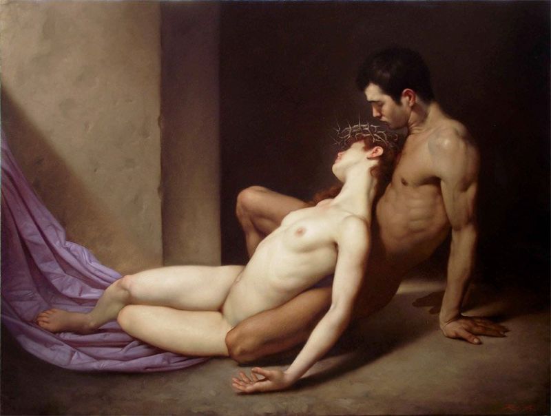 Roberto Ferri Il Sepolcro Degli Amanti - The Sepulcher Of Lovers