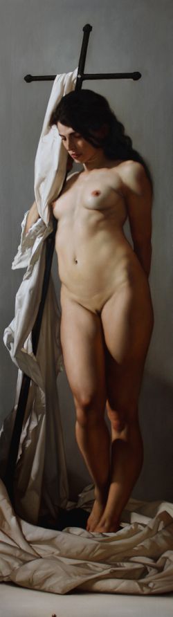 Peinture sur toile de Roberto Ferri Il Sogno Di Santa Eulalia - The Dream Of Santa Eulalia reproduction peinte à la main
