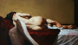 Peinture sur toile de Roberto Ferri Impalpabili Tracce Dal Cielo - Impalpable Traces From The Sky reproduction peinte à la main