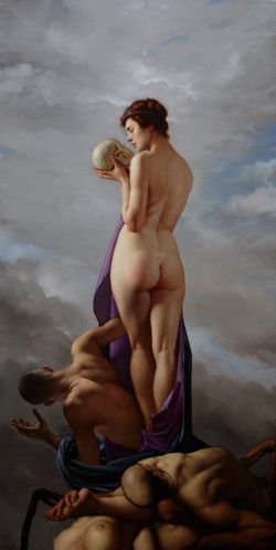 Peinture sur toile de Roberto Ferri Ishtar reproduction peinte à la main