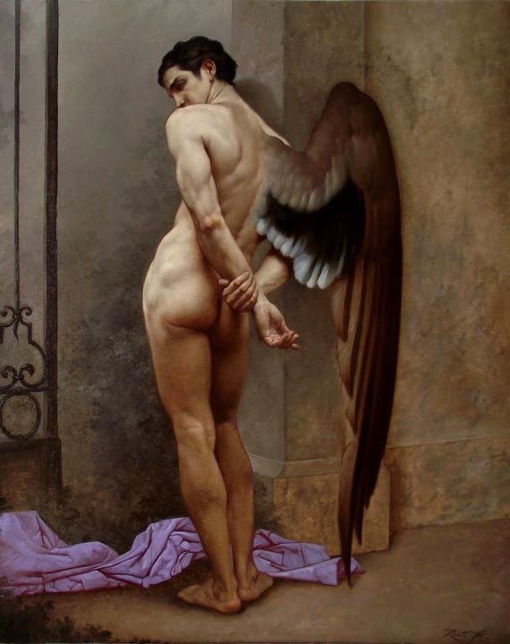 Roberto Ferri L Angelo Della Morte O L Attesa - The Angel Of Death Or Waiting