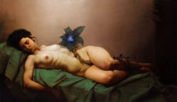 Peinture sur toile de Roberto Ferri Mandragola - The Mandrake reproduction peinte à la main