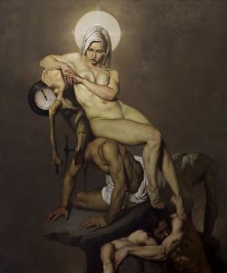 Peinture sur toile de Roberto Ferri Mater Matuta reproduction peinte à la main