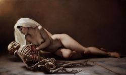 Peinture sur toile de Roberto Ferri Pietas - Piety reproduction peinte à la main