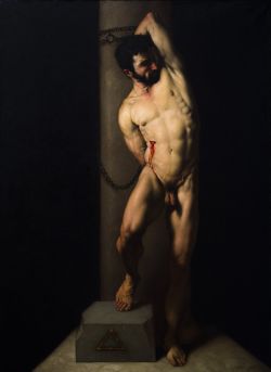 Peinture sur toile de Roberto Ferri Prometeo - Prometheus reproduction peinte à la main