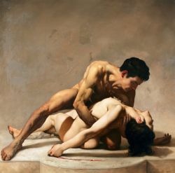 Peinture sur toile de Roberto Ferri Sigillum - Seal reproduction peinte à la main